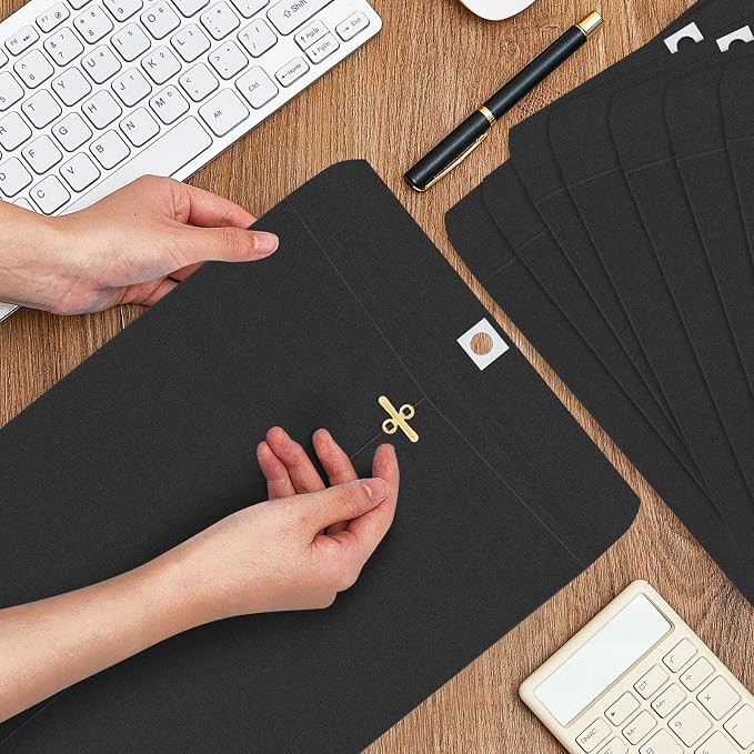 Geyee 20 Pcs 9 x 12 Inch Clasp Envelopes Letter Size Mailing Envelopes - Image 5