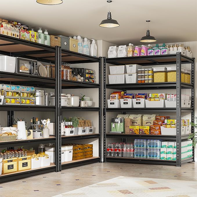 REIBII 2400LBS Garage Shelving 5 Tier Storage Shelves Heavy Duty, Adjustable - Image 7