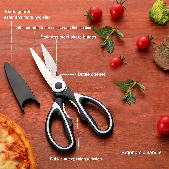 OMDAR Kitchen Scissors 3 Pack - Image 5