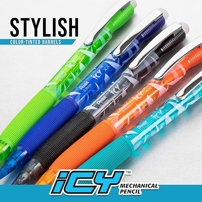 Pentel Icy Razzle-Dazzle Mechanical Pencil, Color May Vary - Image 4