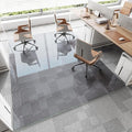 Tempered Glass Office Chair Mat, Scratch Resistant, Rounded Corners & Polished by MYSUNORIA