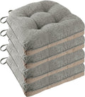Non Slip Chair Cushions for Dining Chairs Set of 4 Kitchen Chair Cushions by FlyGulls