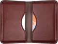 Wisdompro Business Card Holder, 2-Sided PU Leather Folio Name Card Holder by Wisdompro