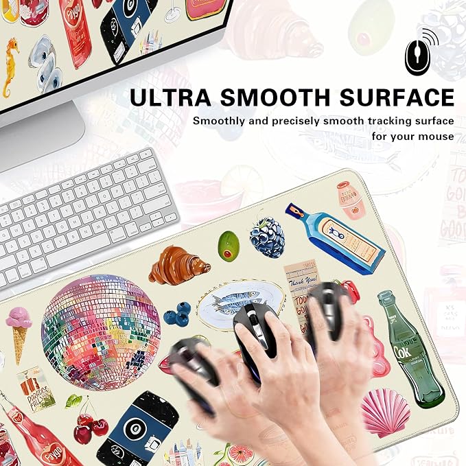 Desk Cover Mat, Large Cute Mouse Pad, Desk Pad Mat Decor - Image 3