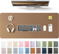YSAGi Leather Desk Protector, Office Mat, Large Mouse Mat, Non-Slip PU Leather by YSAGi