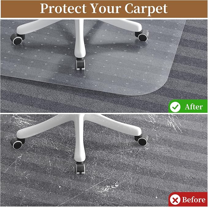 30" X 48" Office Chair Mat for Carpet | Desk Chair Mat for Carpet Floors - Image 2