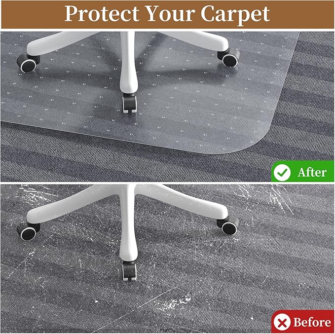 36" X 48" X 0.09" Office Chair Mat - Image 2