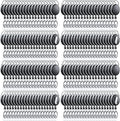 Honoson 270 Pcs Heavy Duty Retractable Badge Reels Batch ID Badge Holder by Honoson