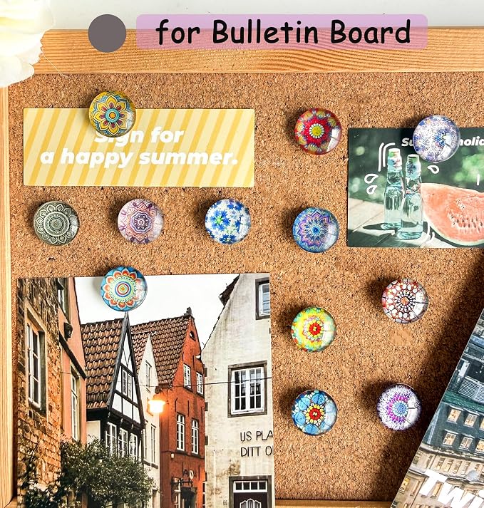 24Pcs Mandala Push Pins, Thumb Tacks - Image 2