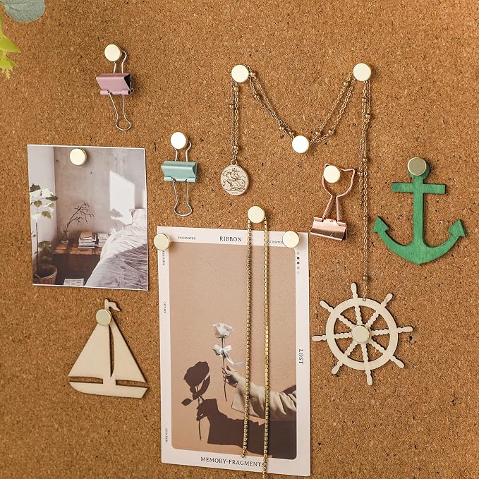 30 Pieces Push Pins, Metal Thumb Tacks - Image 6