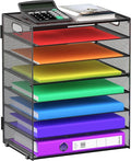 8 Tier Paper Letter Tray Organizer by GoldOrcle