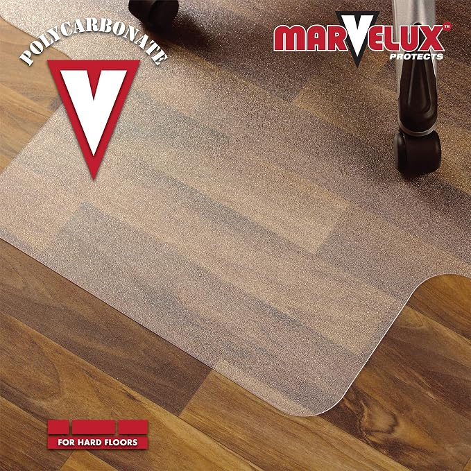 Marvelux Heavy Duty Polycarbonate Office Chair Mat - Image 4