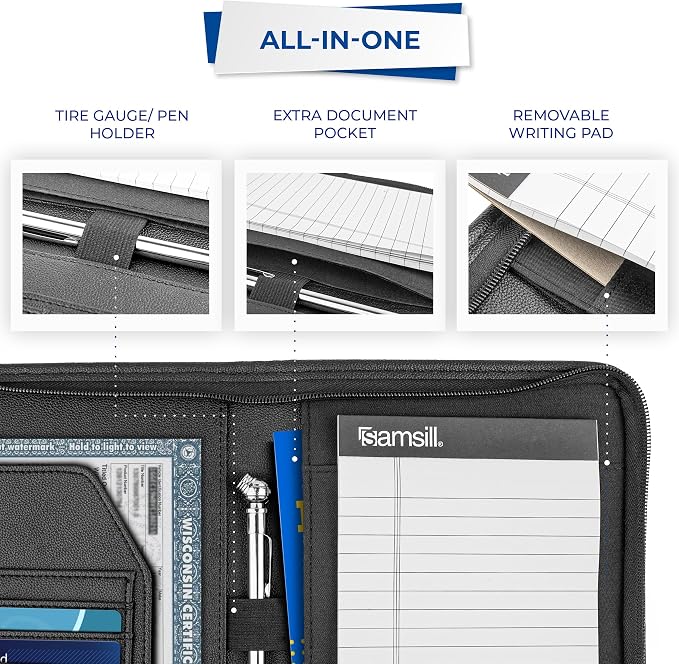 Samsill Car Registration and Insurance Holder, Owner's Manual Glove Box - Image 6
