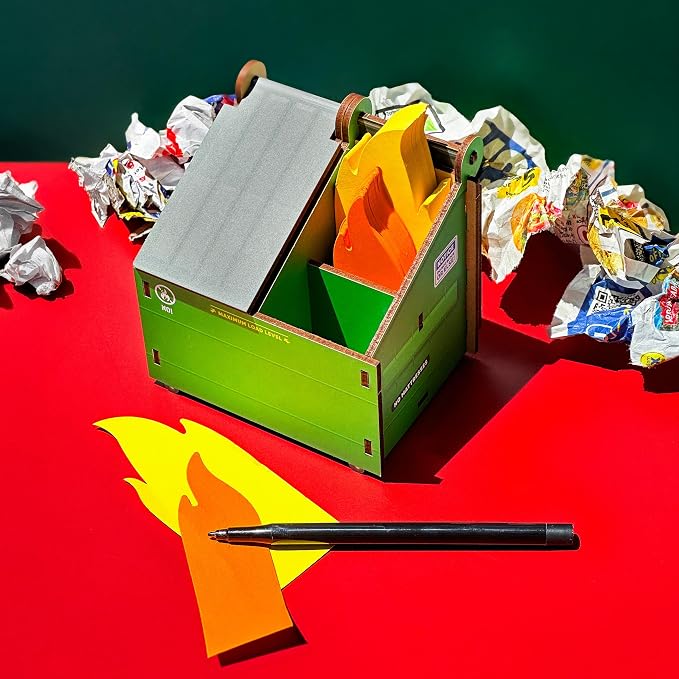 Genuine Fred Desk Dumpster Pencil Holder - Image 8