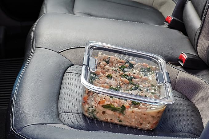 Rubbermaid Brilliance Large Food Storage Container, 9.6 Cup, Leak-Proof - Image 7