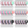 Honoson 40 Pcs Heavy Duty Retractable Badge Reels Batch ID Badge Holder by Honoson