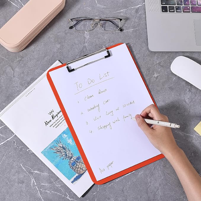 Mr. Pen- Plastic Clipboard, 12.5" x 9", 2 Pack, Clipboard Plastic | Low-Profile - Image 6