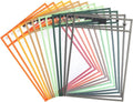 Mr. Pen- Reusable Dry Erase Pocket Sleeves, 12 Pack, Colorful | Autumn Color by MrPen