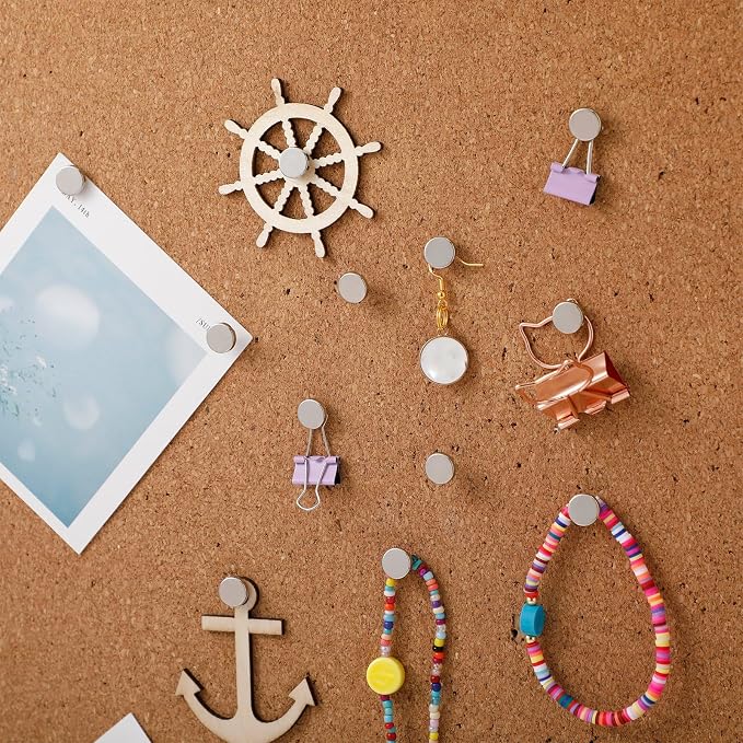 30 Pieces Push Pins, Metal Thumb Tacks - Image 6