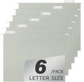 pmybupo 6 Pack Gray Hanging File Folders, Reinforced Hang Folders Letter Size by pmybupo