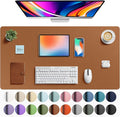 Aothia Faux Leather Desk Mat by AothiaSimpleNaturalUnique