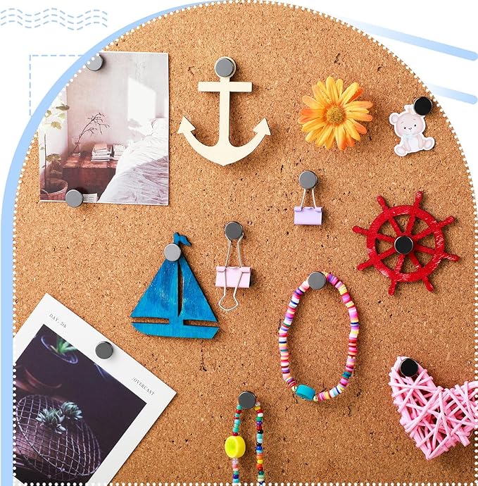 30 Pieces Push Pins, Metal Thumb Tacks - Image 6