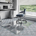 Koonmi Glass Chair Mat for Carpet, Tempered Glass 40"x60" Office Chair Mat by KOONMI
