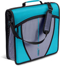 Case-it Mighty Zip Tab School Zipper Binder | 3-Inch O-Rings, 600-Sheet Capacity by Case-it