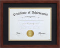 ELSKER&HOME 8.5x11 Certificate Frame Coffee Color by ELSKERHOME