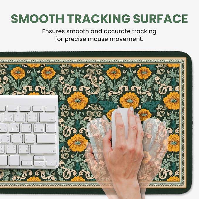 Large Mouse Pad for Desktop, Cute Desk Mat Pad Protector for Work & Gaming - Image 4