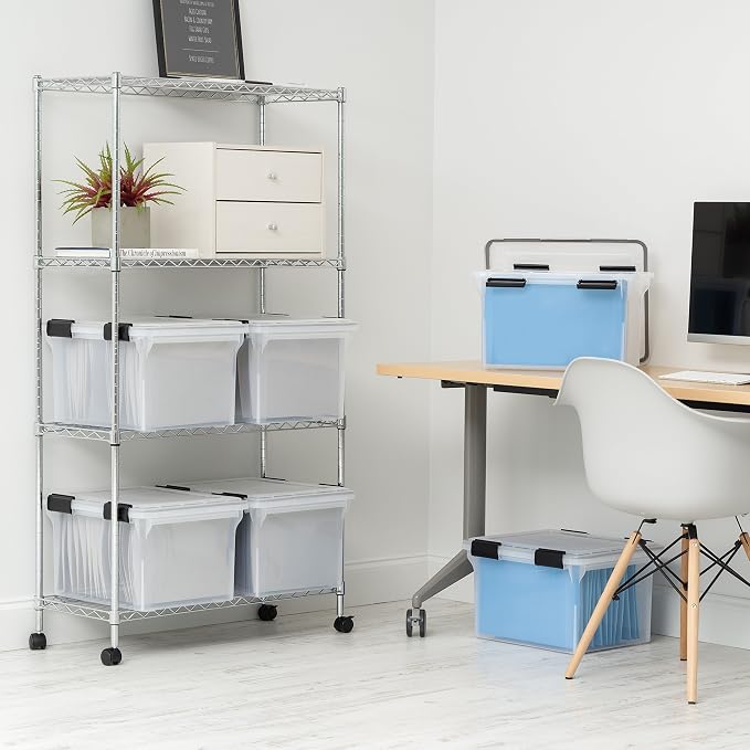 IRIS USA File Box WeatherPro Organizer Plastic - Image 5