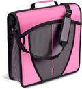 Case-it Mighty Zip Tab Zipper Binder, Expanding File Folder and Shoulder Strap by Case-it
