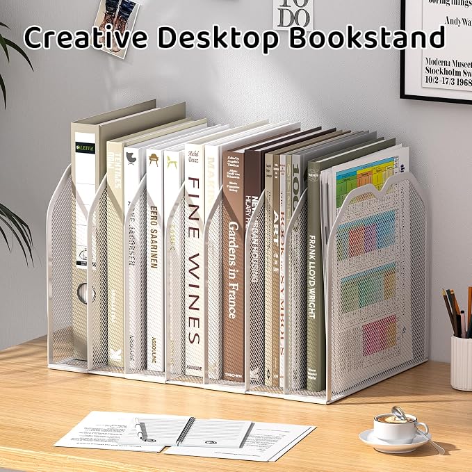FANXIYQ White 7-Section File Folder Organizer - Image 7