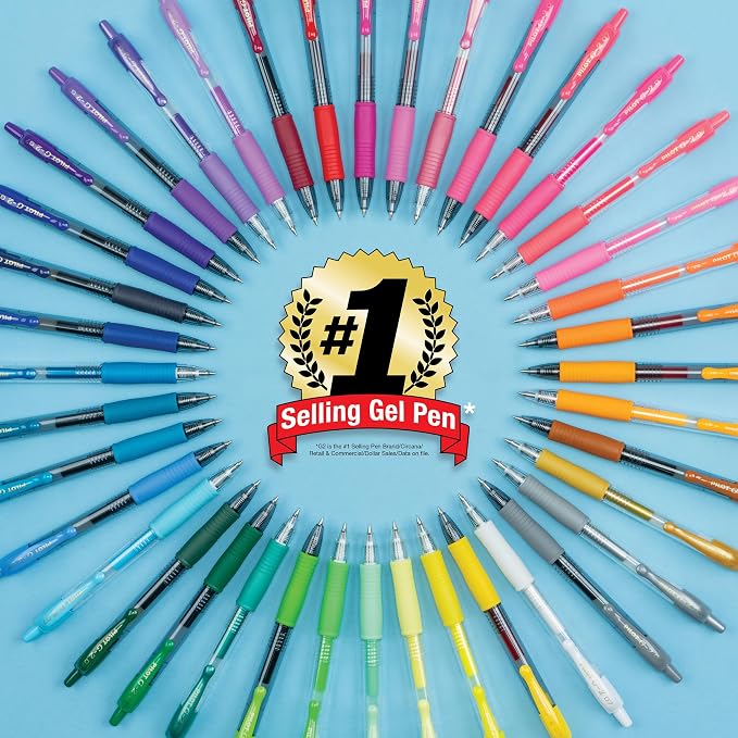Pilot G2 Premium Refillable and Retractable Rolling Ball Colored Gel Pens - Image 7