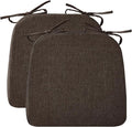 Ruqmuis Chair Cushions for Dining Chairs, D-Shaped Chair Pads by Ruqmuis