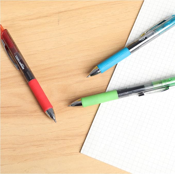 Amazon Basics Retractable Gel Pens, Fine Point 0.7mm, Smooth Writing - Image 7