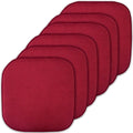 Sweet Home Collection Cushion Memory Foam Chair Pads Honeycomb Nonslip Back by SweetHomeCollection