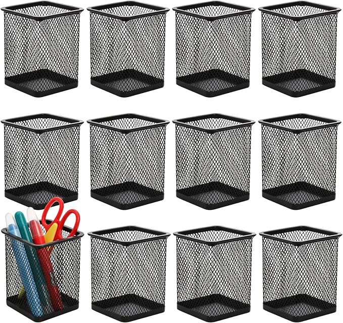 Nicunom 12 Pack Mesh Pen Holder by Nicunom