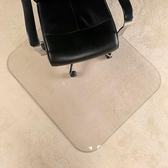 2Pack Crystal Clear 1/5" Thick 59" x 47" Heavy Duty Hard Chair Mat, Can be Used - Image 3