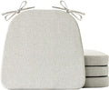 IASEAHK Chair Cushions for Dining Chairs Set of 4, Non Slip Kitchen Chair Pads by IASEAHK