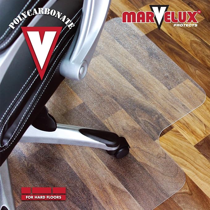 Marvelux Heavy Duty Polycarbonate Office Chair Mat - Image 5