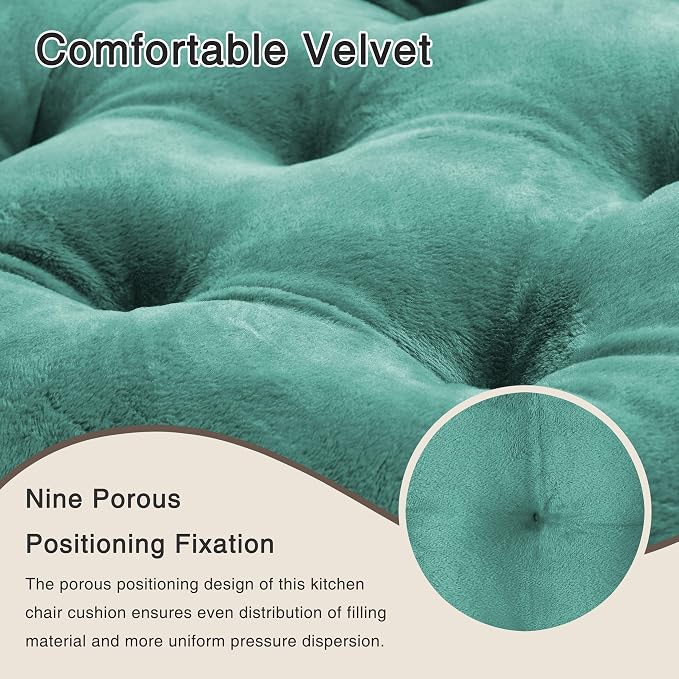 OVOV 4 Pack Chair Cushions for Dining Chairs Soft Seat Cushions for Kitchen - Image 4
