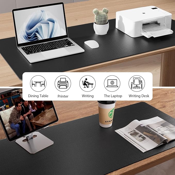 Aothia Faux Leather Desk Mat - Image 6
