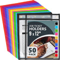 50 Pack Job Ticket Holders 9x12 inch by Juzari