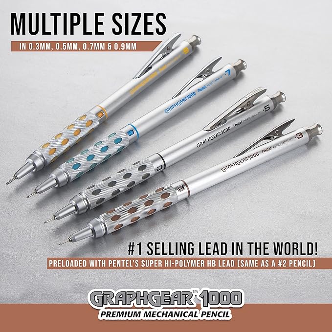Pentel GraphGear 1000 Automatic Drafting Pencil, 1 Each - Image 6