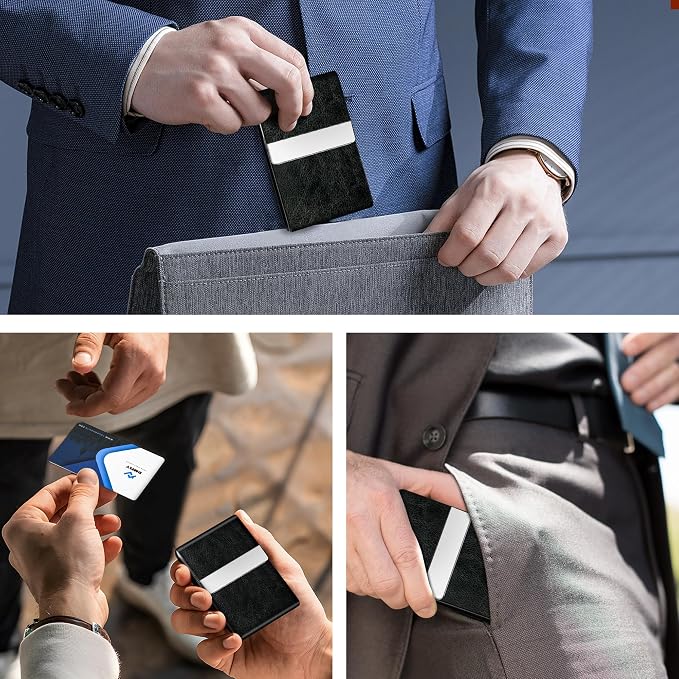 Business Card Holder for Women or Men, Business Card Case - Image 6