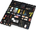 Simple Houseware Interlocking Desk Drawer Bins Organizer, 42 Packs by SimpleHouseware
