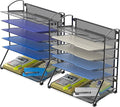 Simple Houseware 6-Tier Desk Organizer & Sliding Paper Tray by SimpleHouseware