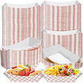 160 Pack Checkered 2Lb Paper Food Boat Trays Disposable Paper Boats Containers by MotBach