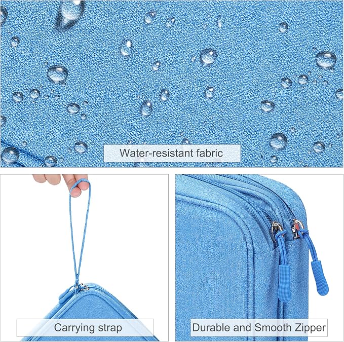 FYY Electronic Organizer, Extra Large Travel Cable Organizer Bag Pouch Portable - Image 4